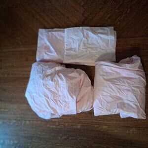 Ella Jayne sheet set Full size 4pc pink cotton fitted flat pillow cases